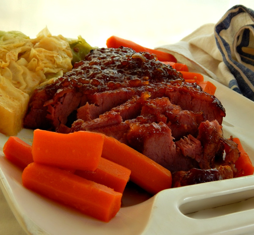 Whiskey & Marmalade Glazed Corned Beef Salt and Sugar