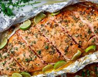 Honey Lime Garlic Butter Salmon