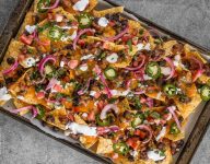 Spicy Baked Black Bean Nachos