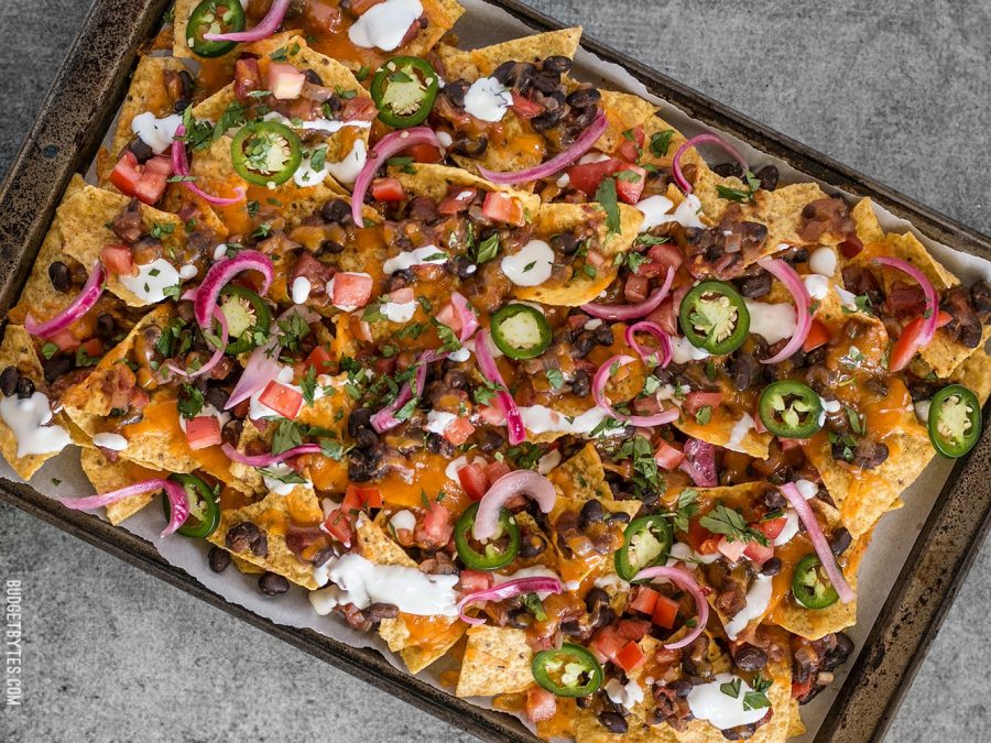 Spicy Baked Black Bean Nachos | Salt and Sugar