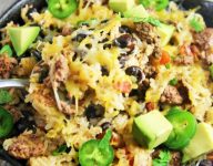 Beef Burrito Rice Skillet