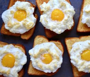 Cloud Eggs on Toast