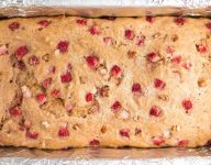 Healthy Strawberry Pecan Banana Bread