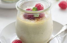 Low Carb Raspberry Creme Brulee with Champagne