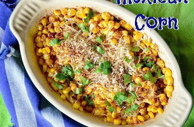 Mexican Corn with Lemon and Chile