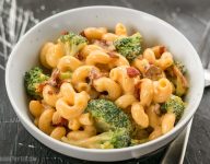 One Pot Bacon Broccoli Mac and Cheese