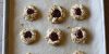 Raspberry Walnut Thumbprint Cookies