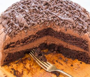 The Best Triple Chocolate Layer Cake