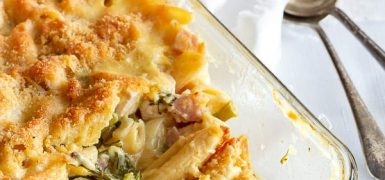 Creamy Chicken Pasta Bake