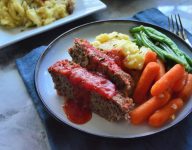 Instant Pot Meatloaf with Garlic Mashed Potatoes