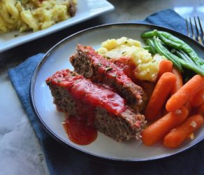Instant Pot Meatloaf with Garlic Mashed Potatoes