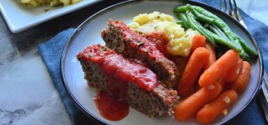 Instant Pot Meatloaf with Garlic Mashed Potatoes