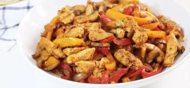 Chicken fajitas